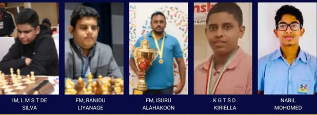 Gampaha District Chess Association : WINNERS OF THE GDCA OPEN ONLINE BLITZ  ARENA